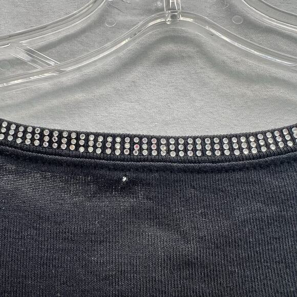 Talbots 100% Cotton Sleeveless Rhinestone Top Size XL - Picture 7 of 10